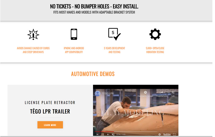 Tego Automotive Products Portal screenshot 1