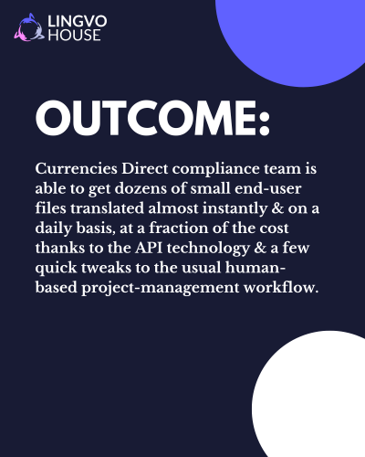 Building an Instant AI-Powered Translation Workflow for Currencies Direct screenshot 3