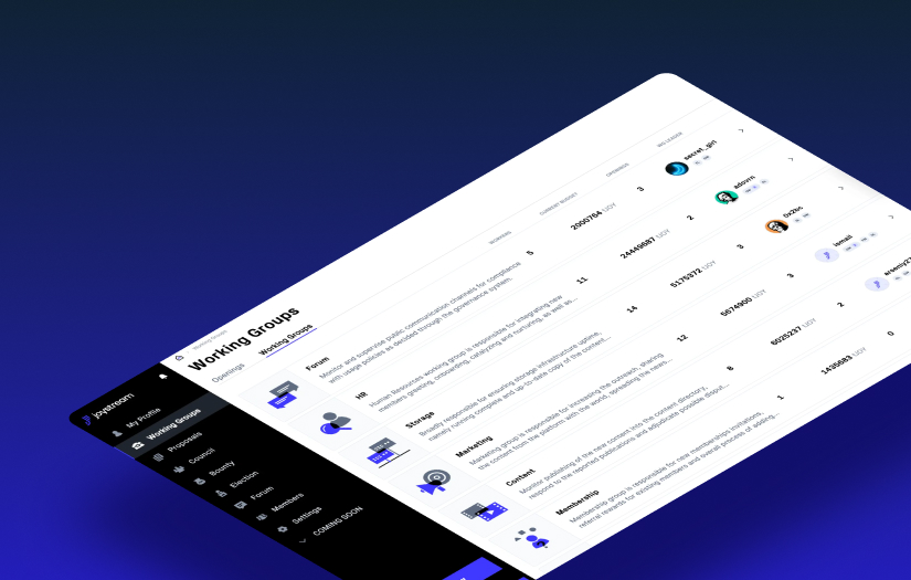 Development of frontend application screenshot 1