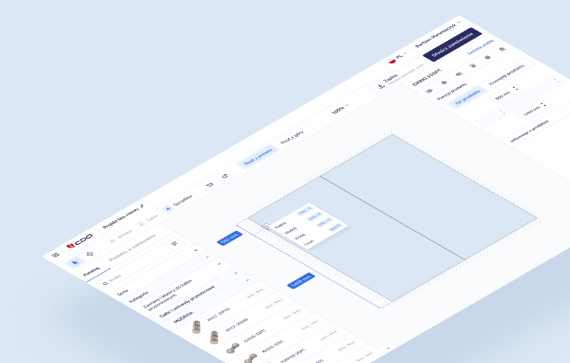Glass installation design - support and automation screenshot 1