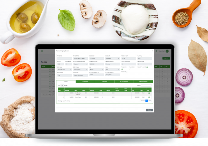 Development of Web Application for A Food Ingredients Firm screenshot 1