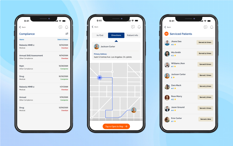 Caregivers App Development for USA-based Hospital screenshot 3