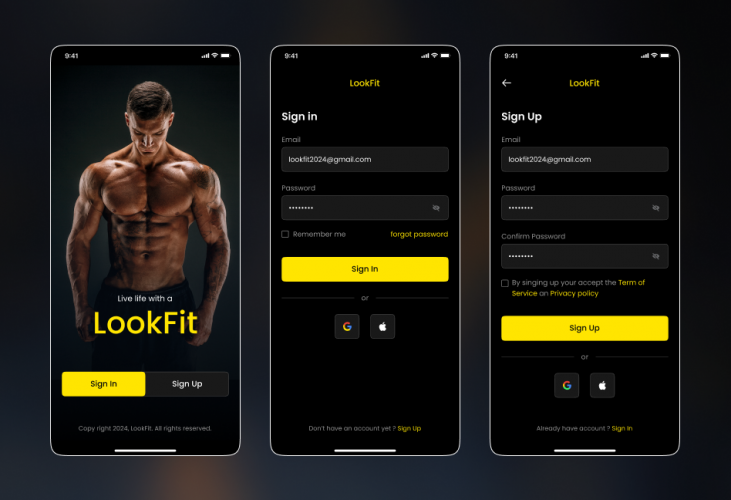 Fitness & Nutrition Mobile App Development for Dubai-based Firm screenshot 1