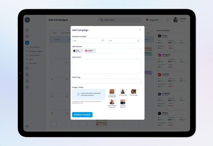 Retail CRM and Campaign Management System screenshot 2