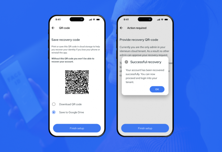 Mobile App Based Passwordless Authentication Solution screenshot 1
