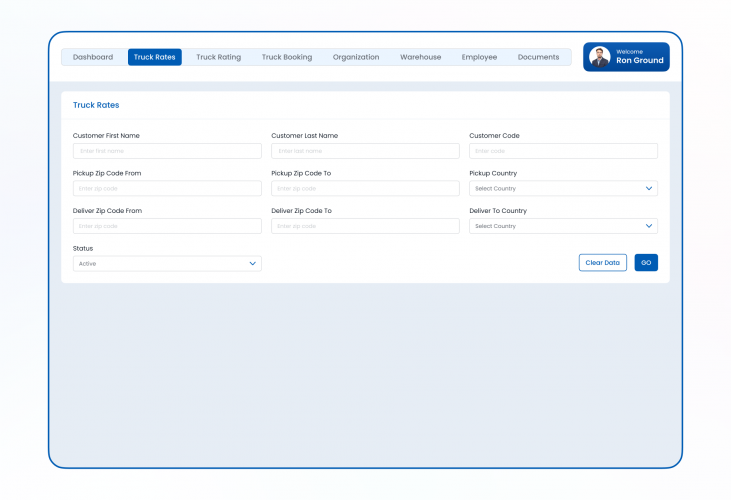 Truck Freight Rates Desktop Application Development for Logistics screenshot 2