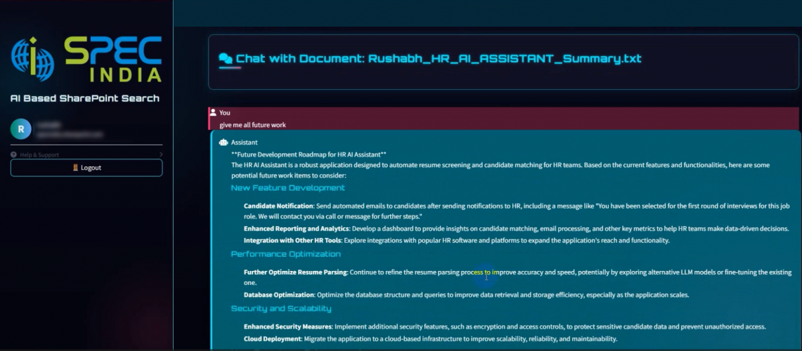 AI-Powered Document Search & Chat screenshot 1