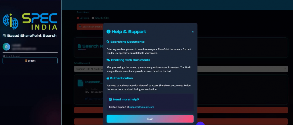 AI-Powered Document Search & Chat screenshot 3