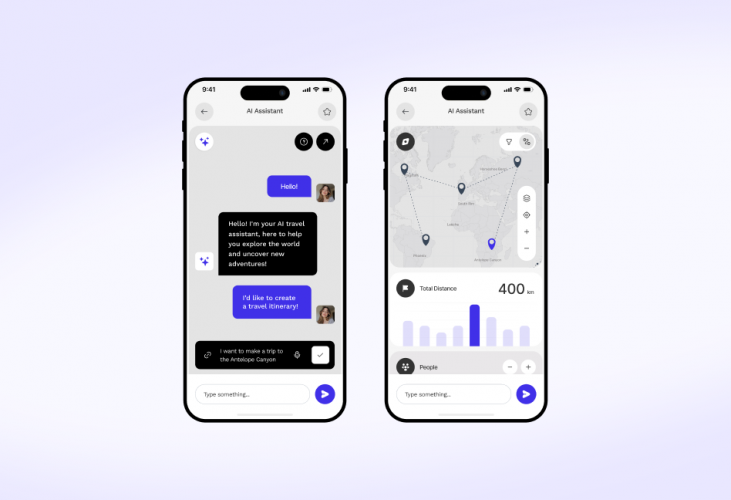 AI-powered Travel App Development screenshot 1