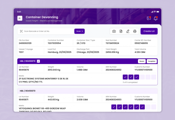 How a Warehouse Management Solution Streamlined Global Freight Operations screenshot 1
