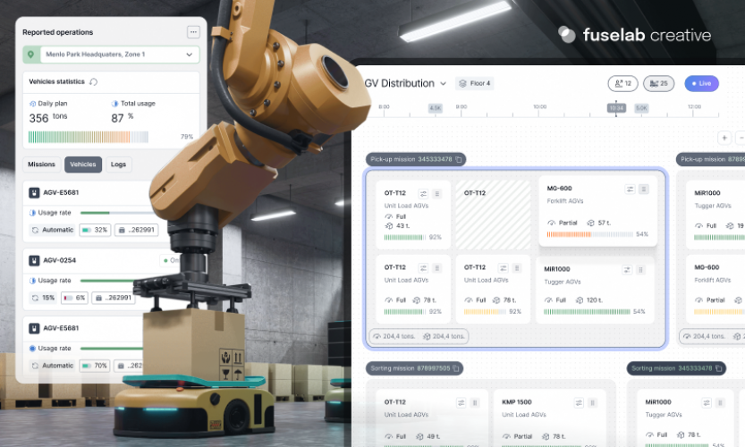 Robodog AGV system screenshot 2
