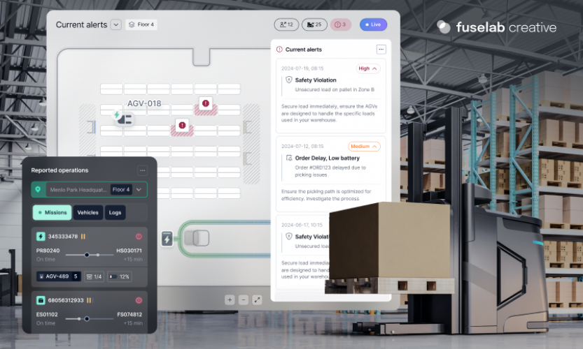 Robodog AGV system screenshot 1