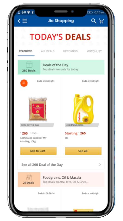 Reliance Jiomart screenshot 1