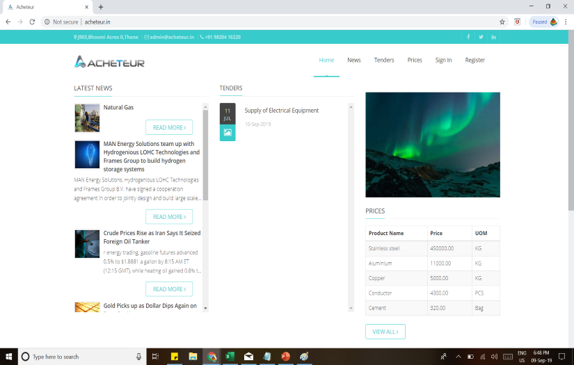 Acheteur screenshot 1