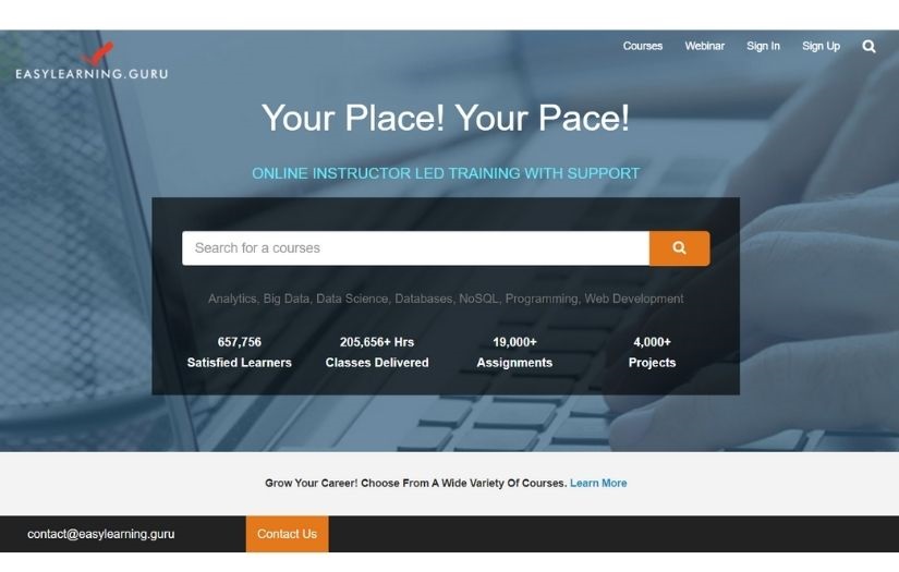 B2C, Learning Management System Easy Learning Guru screenshot 1