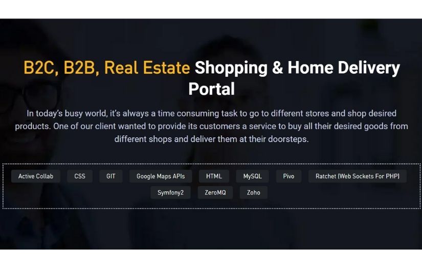 B2C, B2B, Real Estate Shopping & Home Delivery Portal screenshot 1