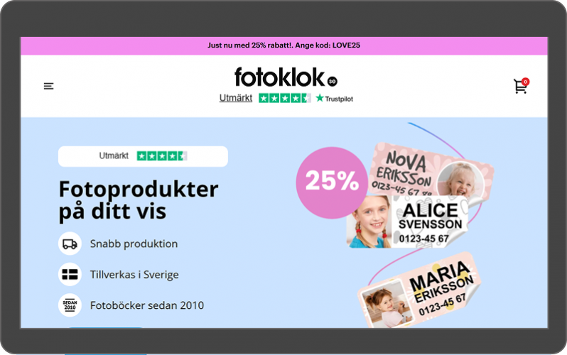 Fotoklok screenshot 2