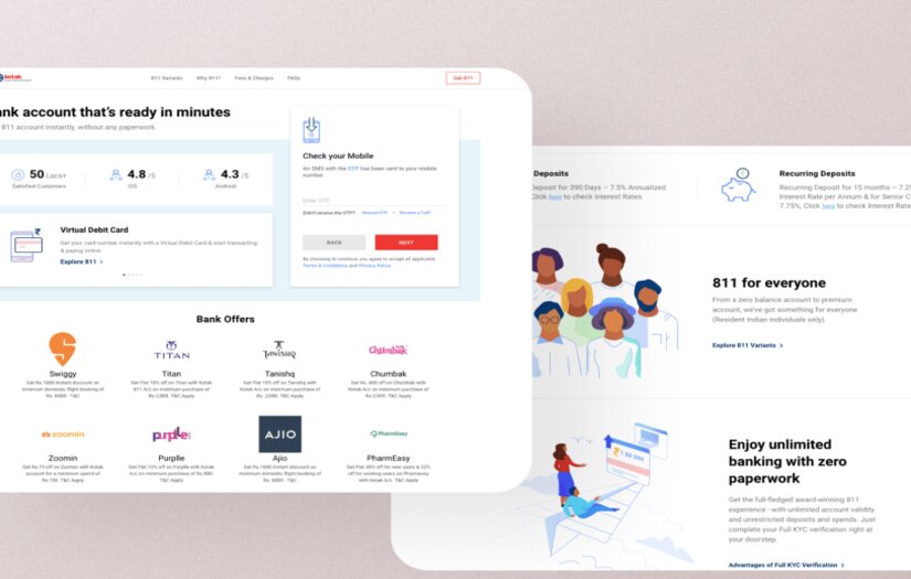 Kotak Mahindra - 811 Net Banking Application screenshot 1