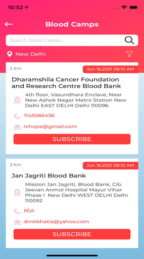 RaktDaan App screenshot 2