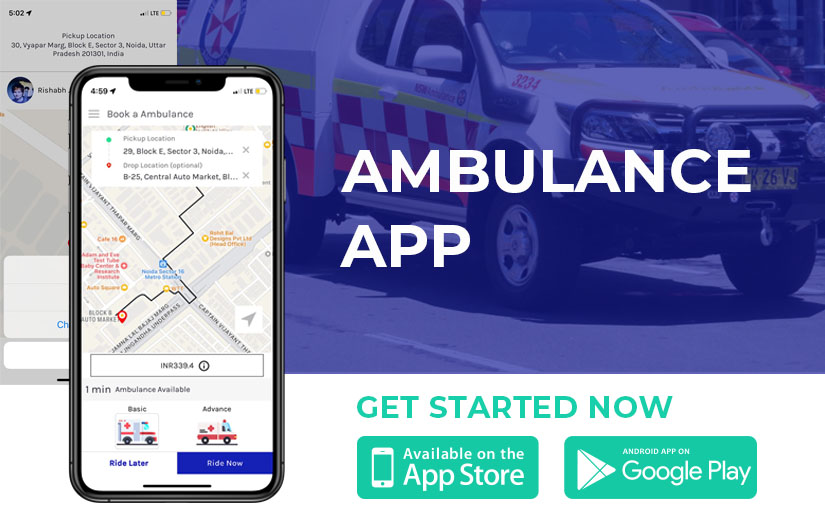 On Demand Ambulance App screenshot 1