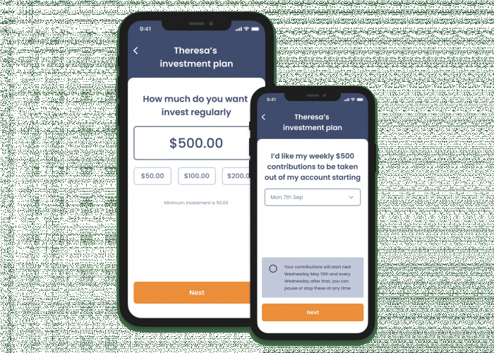 Investment application for parents screenshot 1