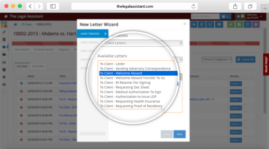 Legal Case Management SaaS screenshot 5