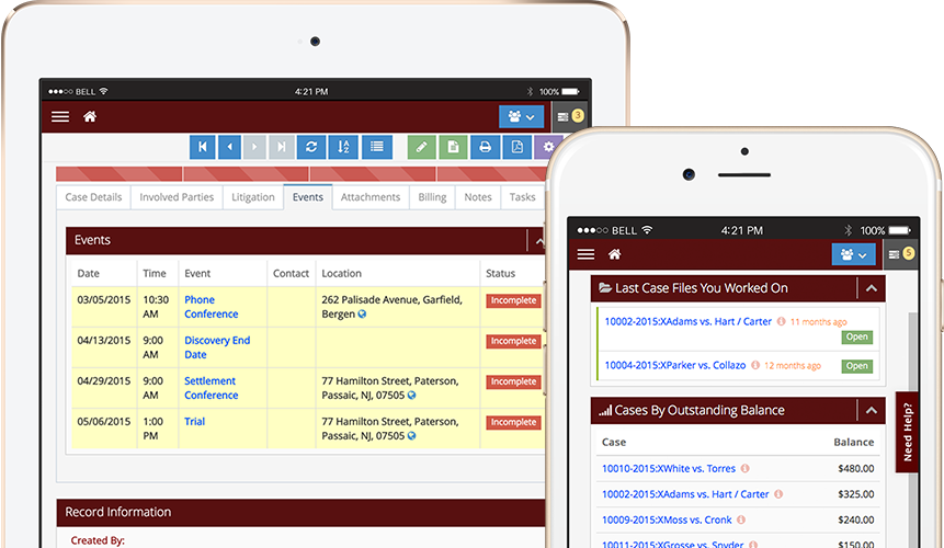 Legal Case Management SaaS screenshot 4