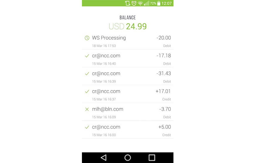 Neteller screenshot 1