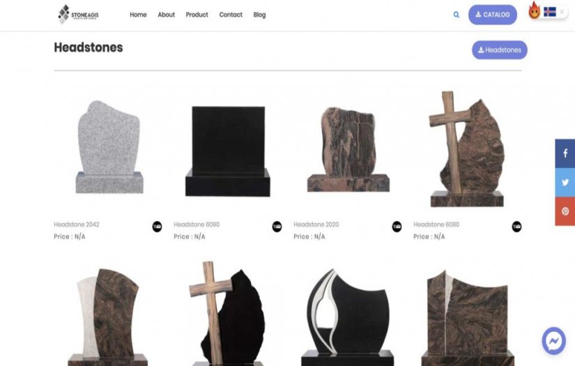 Stone Agis- granite headstone industry screenshot 2