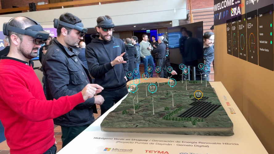 Mixed Reality Digital Twin Data Visualization screenshot 3