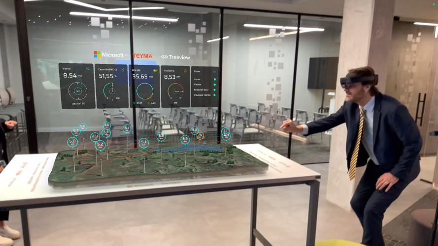 Mixed Reality Digital Twin Data Visualization screenshot 4
