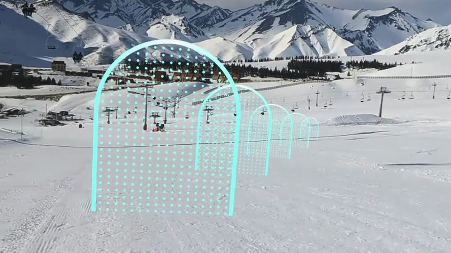 Augmented Reality Ski Navigation screenshot 3