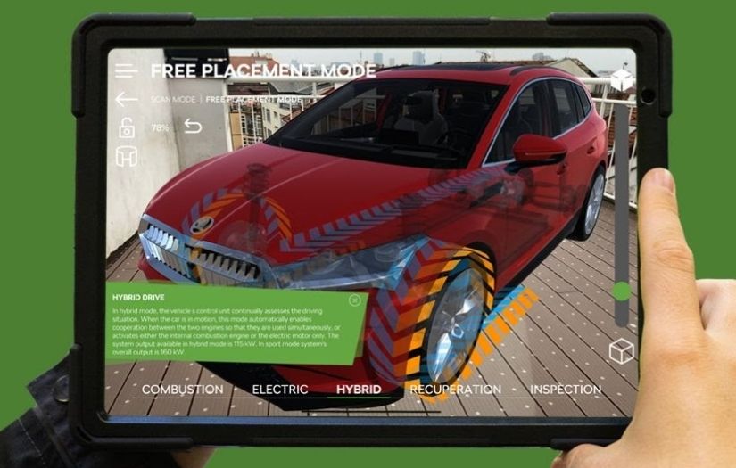 Škoda • AR & VR presentation of Electromobility screenshot 1
