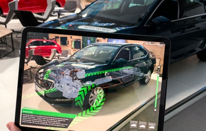 Škoda • AR & VR presentation of Electromobility screenshot 4