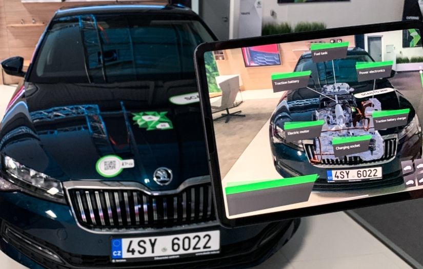 Škoda • AR & VR presentation of Electromobility screenshot 3