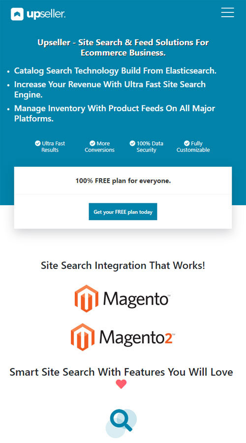 Upseller Catalog Search screenshot 1