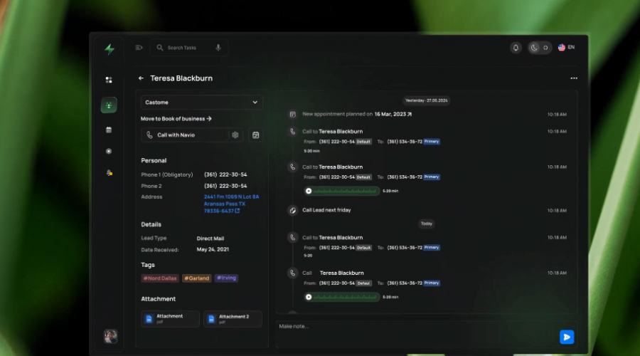 Revolutionize Client Management with Our CRM Design screenshot 1