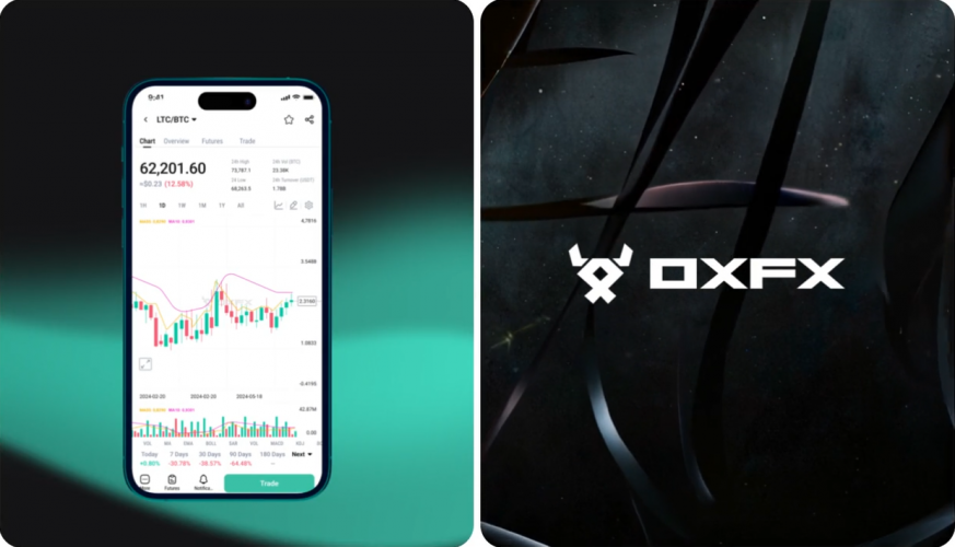 OXFX: Web UI/UX for Cryptocurrency Exchange Platform screenshot 4