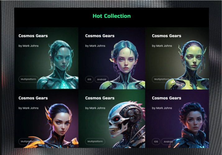Nfttoken. Selling platform screenshot 3