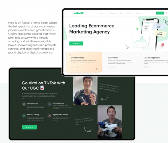 Adsellr : Web UI/UX and development screenshot 3