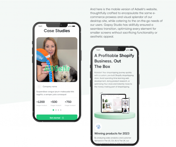 Adsellr : Web UI/UX and development screenshot 4