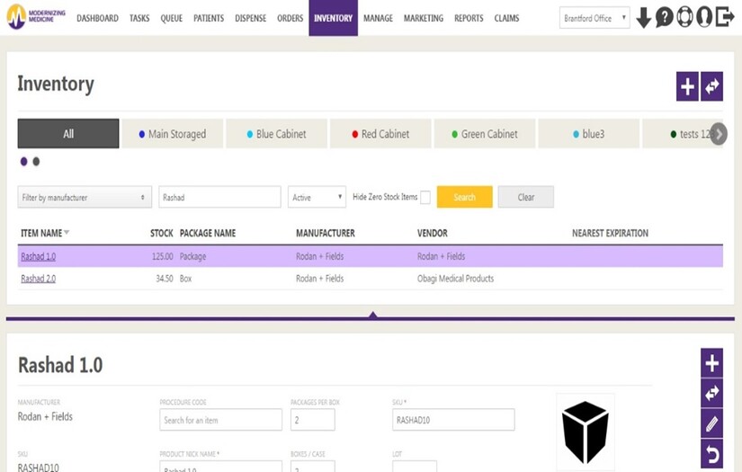 Modernizing Medicine - A scalable and flexible Inventory Management Application screenshot 1