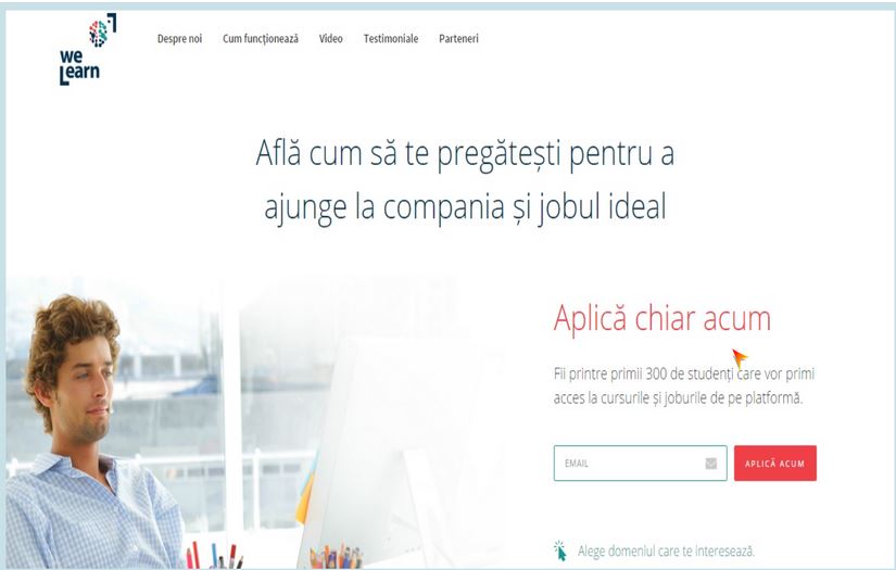 We learn - online learning platform screenshot 1