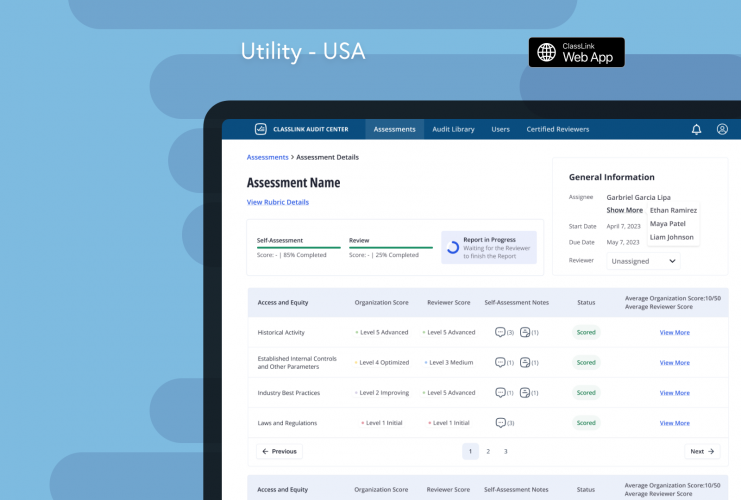 Web App: Audit Center for Streamlining Evaluations screenshot 1