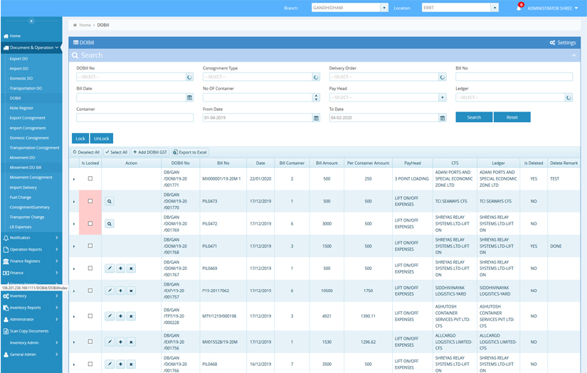 Shipping Management System screenshot 4