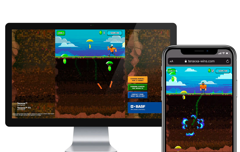 BASF - WebGL “Game Over” Experience screenshot 2