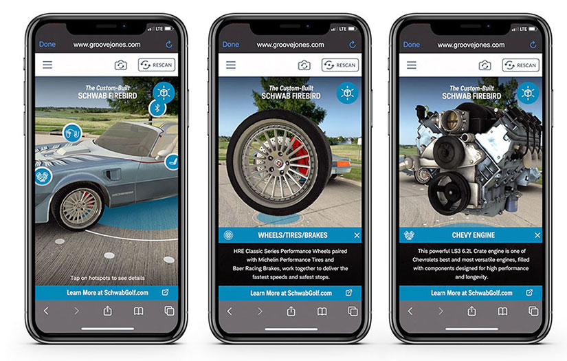 “Schwab Firebird” AR Experience for the Charles Schwab Challenge screenshot 2