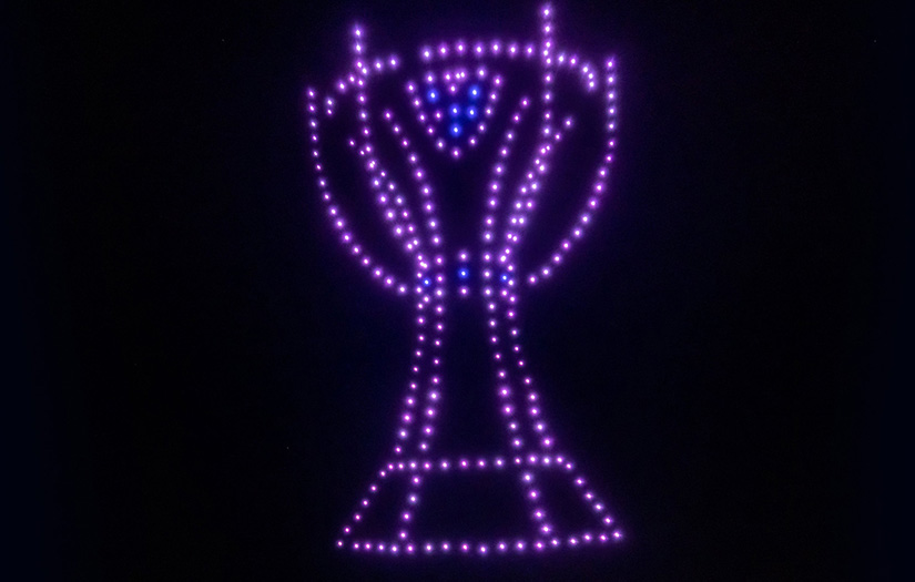 60-Foot Tall Lil Nas X Hologram Projection for League of Legends Worlds Championship screenshot 1