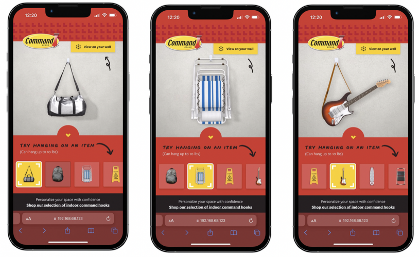 Command™ Brand is Using AR for Product Visualization and Engagement screenshot 1