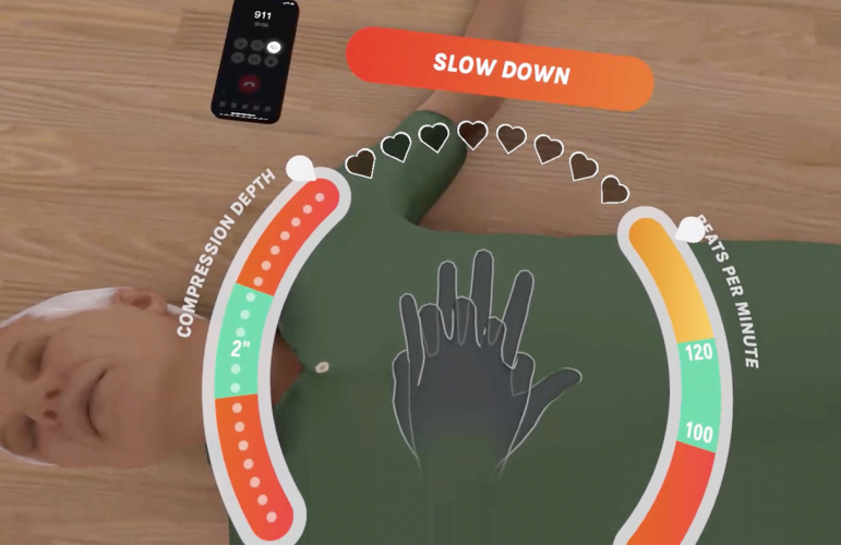 American Heart Association’s Hands-Only CPR VR Experience screenshot 1